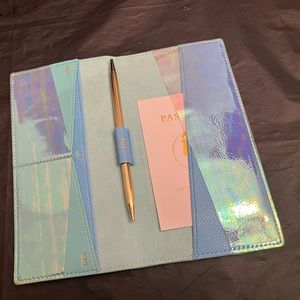 NWOT Passport holder including places for credit cards & pen